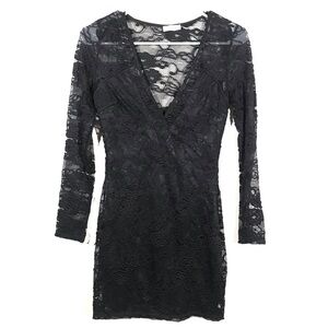 🎉 3 for $20 TOBI black lace long sleeve dress